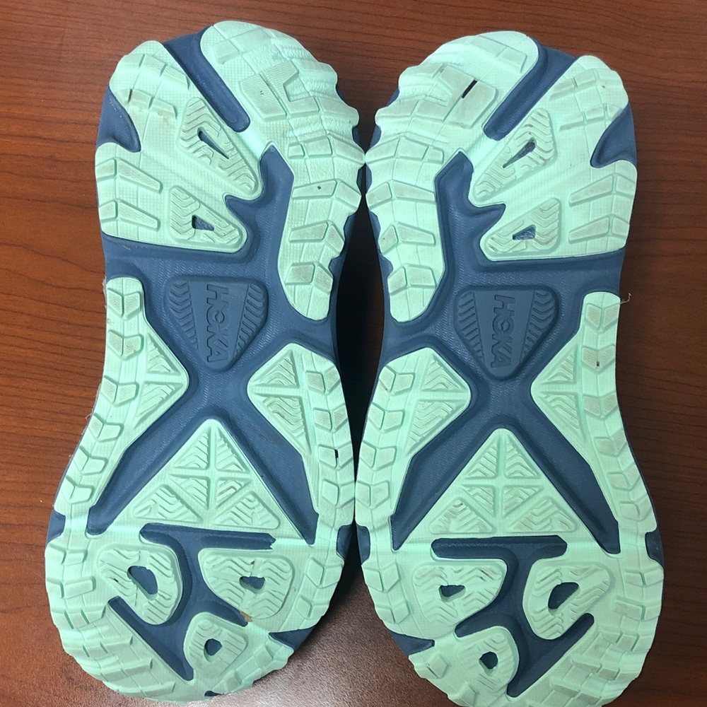 Hoka Women's Stinson 7 Light Blue/Mint Trail Running Shoes Sz 7.5b - Picture 7 of 7
